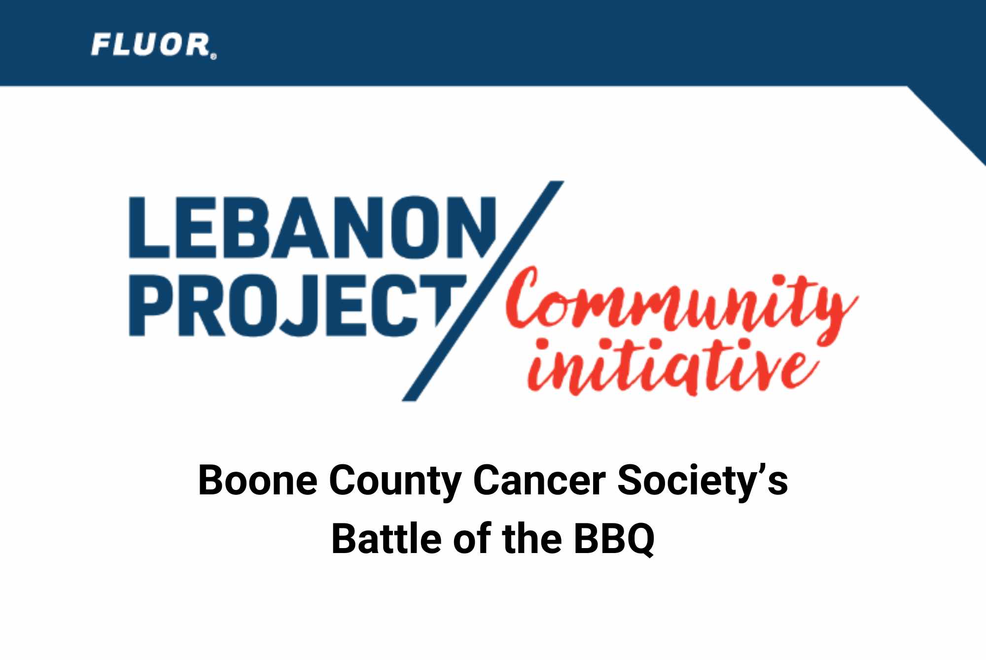 Eli Lilly and Company and Fluor Compete in Battle of the BBQ