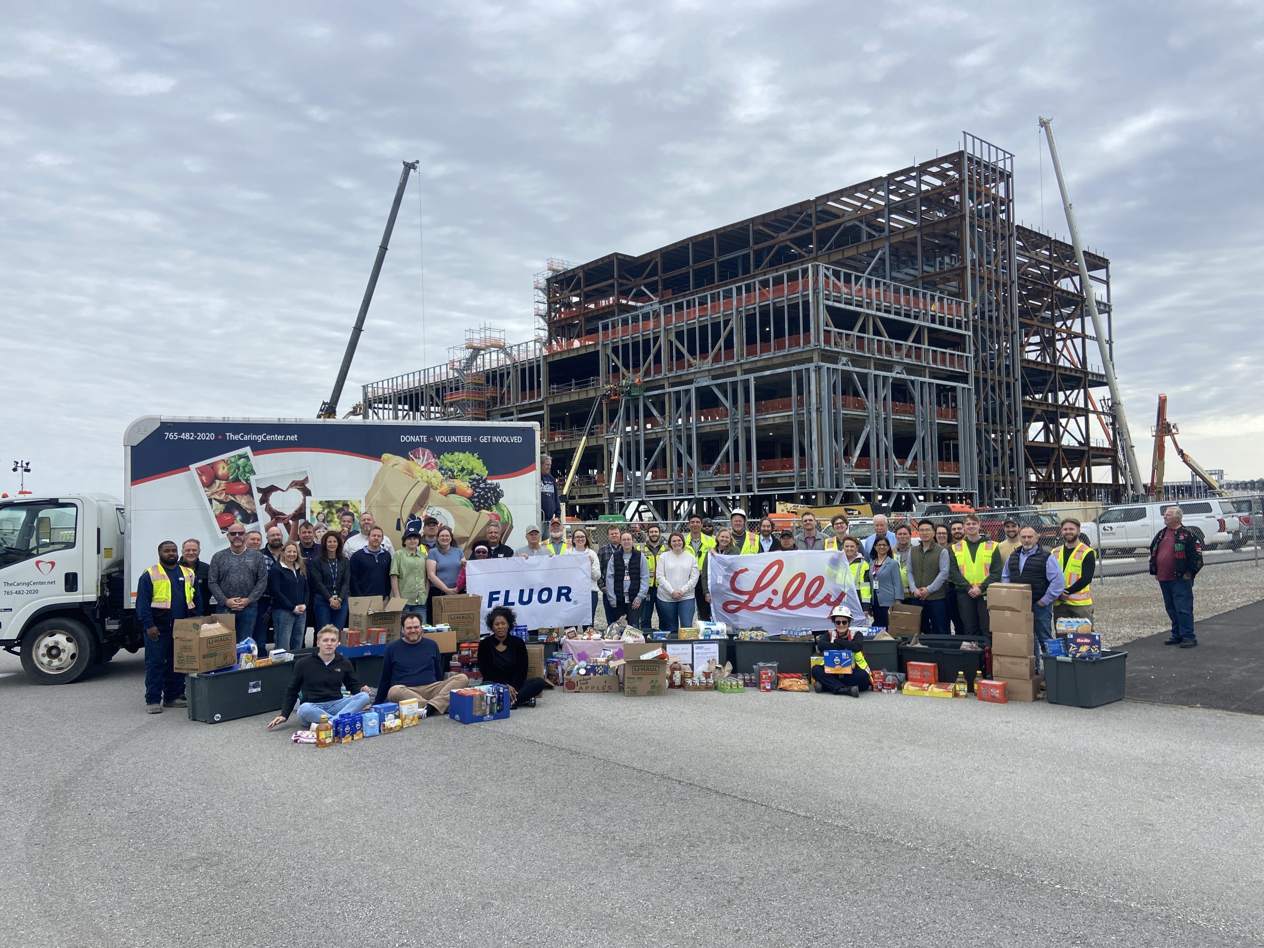 LP1 hosts 2025 food drive to support the Caring Center